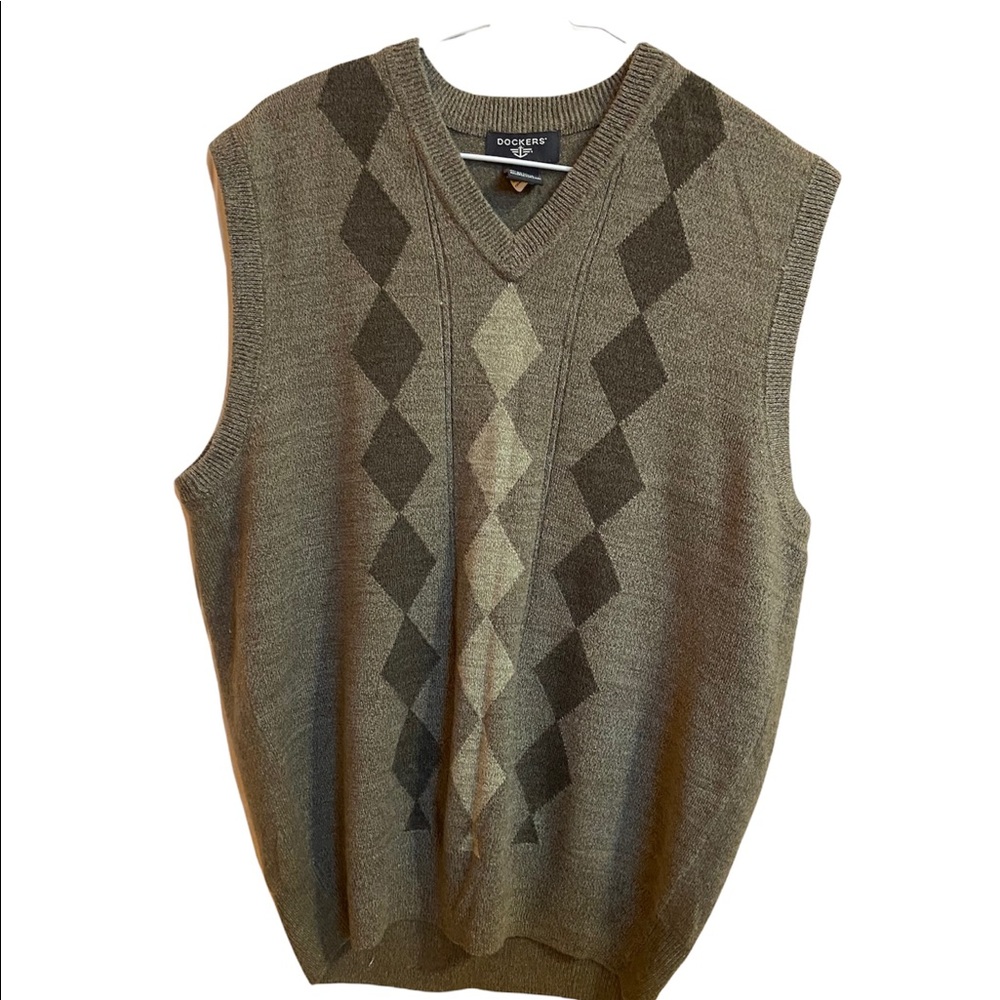 Checkered Sweater Vest